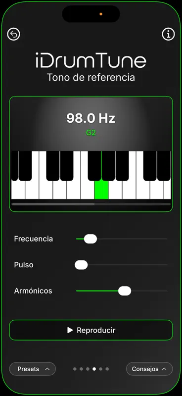 iDrumTune Afinador de Batería screenshot 5 of 8
