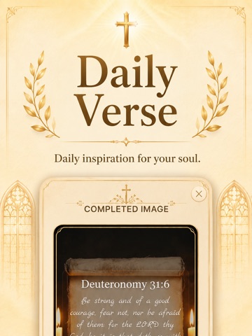 Bible Jigsaw Solitaire: Merge iPad screenshot