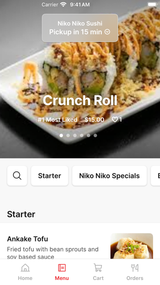 Niko Niko Sushi iPhone screenshot 2 - Food & Drink app
