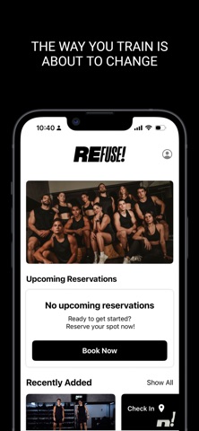 Refuse. iPhone screenshot