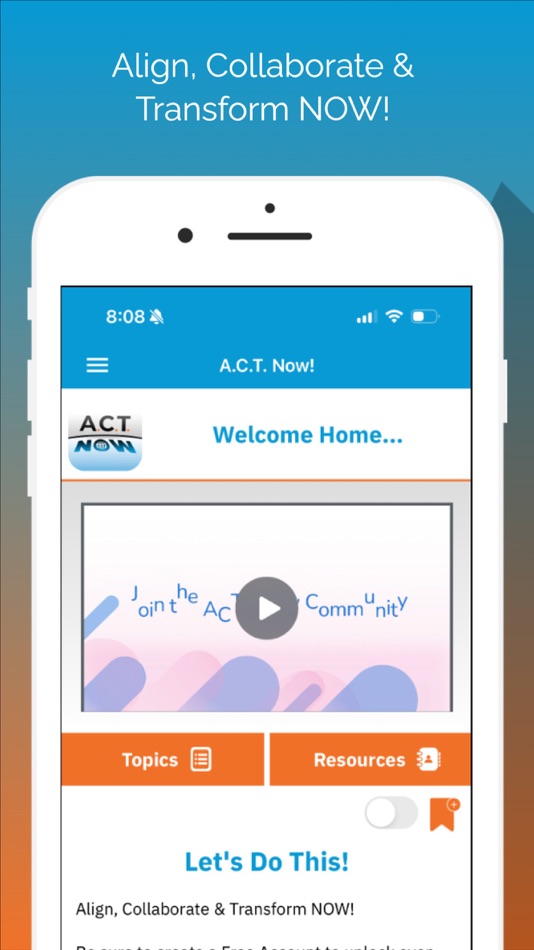 #2. A.C.T. NOW (iOS) 由: Lorenzo Hickey
