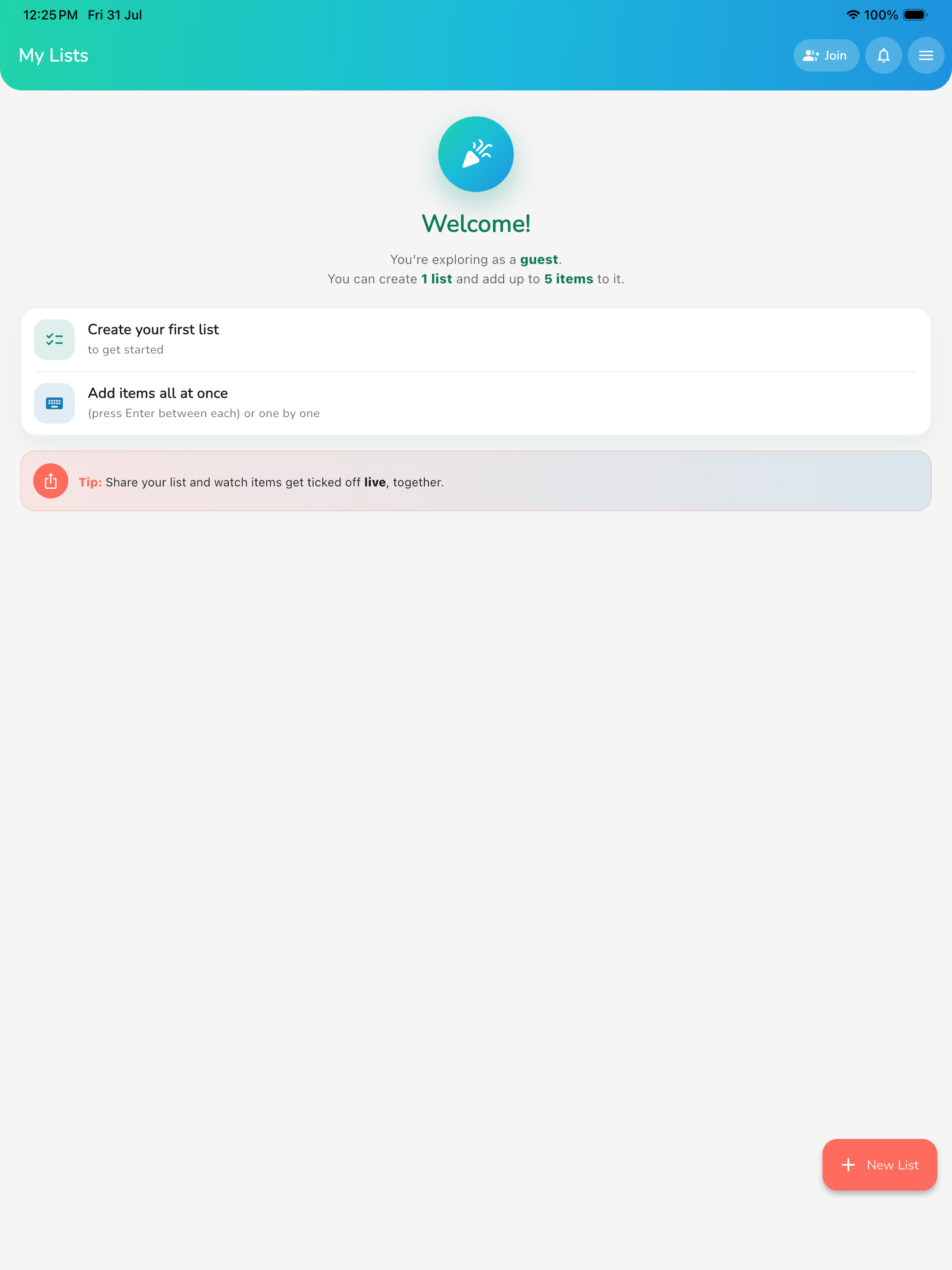 Shared Lists: Plan Together screenshot 10