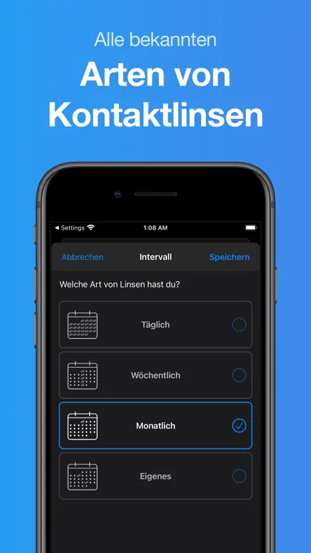 Lensy - Kontaktlinsen Tracker screenshot 3 of 7