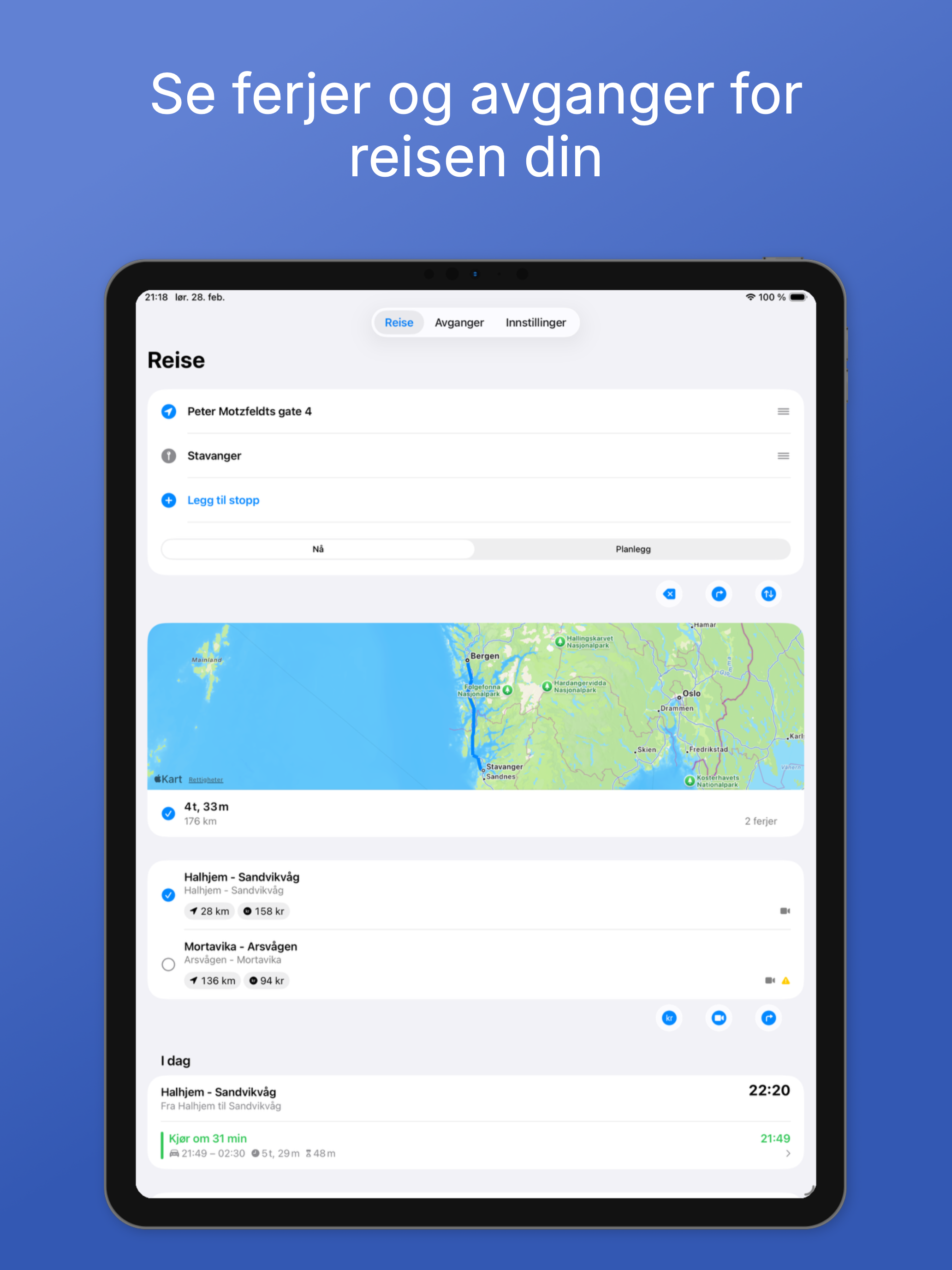 Ferjetid screenshot 8