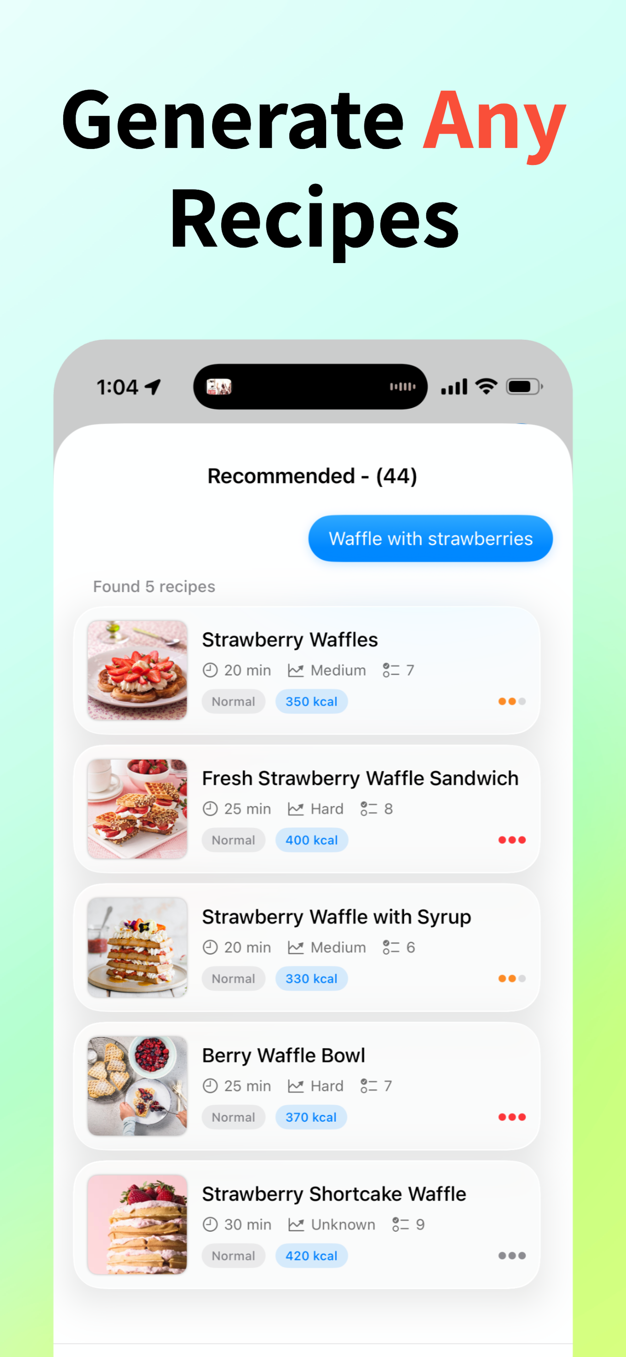 Food Scan – Slim & Recipes