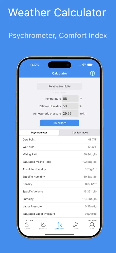 Meteo Calc: Weather Forecast - Weather App | MWM