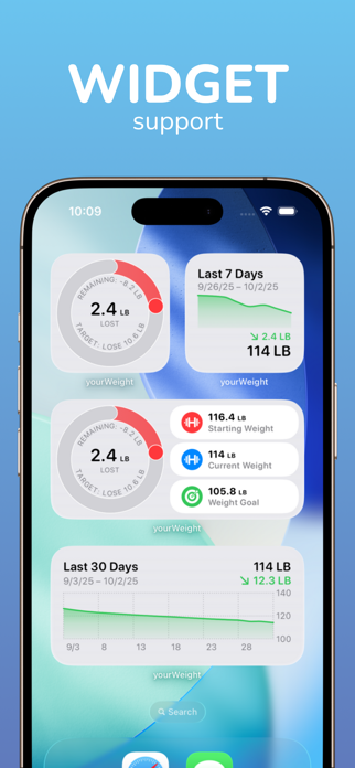 yourWeight: Weight Tracker Screenshot 8 of 10
