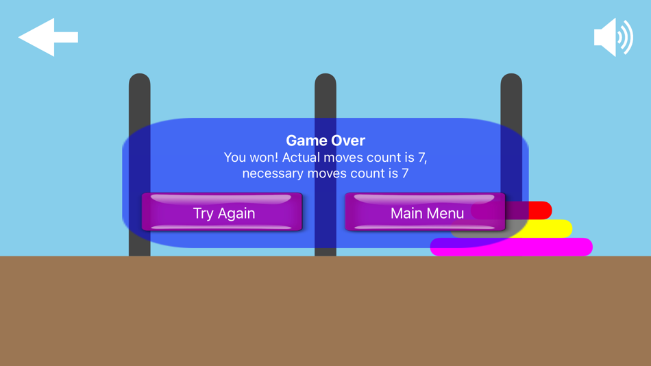 #3. - Tower of Hanoi - (iOS) 由: Dmytro Siedukhin