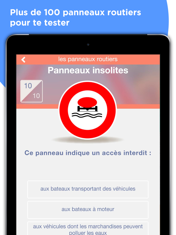 Screenshot #6 pour Quiz Panneaux Code de la route