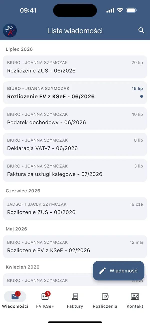 Screenshot #1 pour PolskaKsiegowa