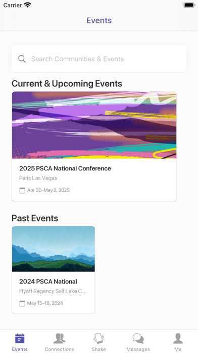 PSCA National Conference Screenshot