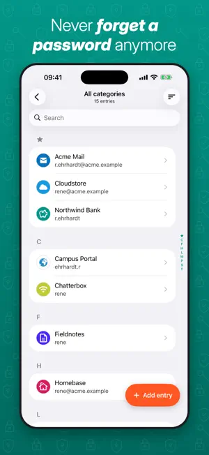 Password Safe Manager & Vault screenshot 1
