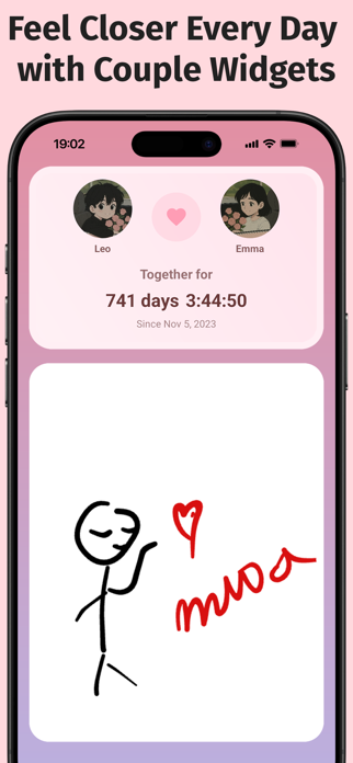 Couplio: Couples & Widgets Screenshot 2 of 5