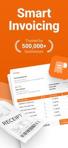 Invoice Maker - InvoiceLoop iPhone screenshot
