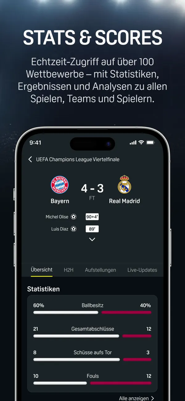DAZN: Sport Live Streaming iPhone App Screenshot 7 – Sport