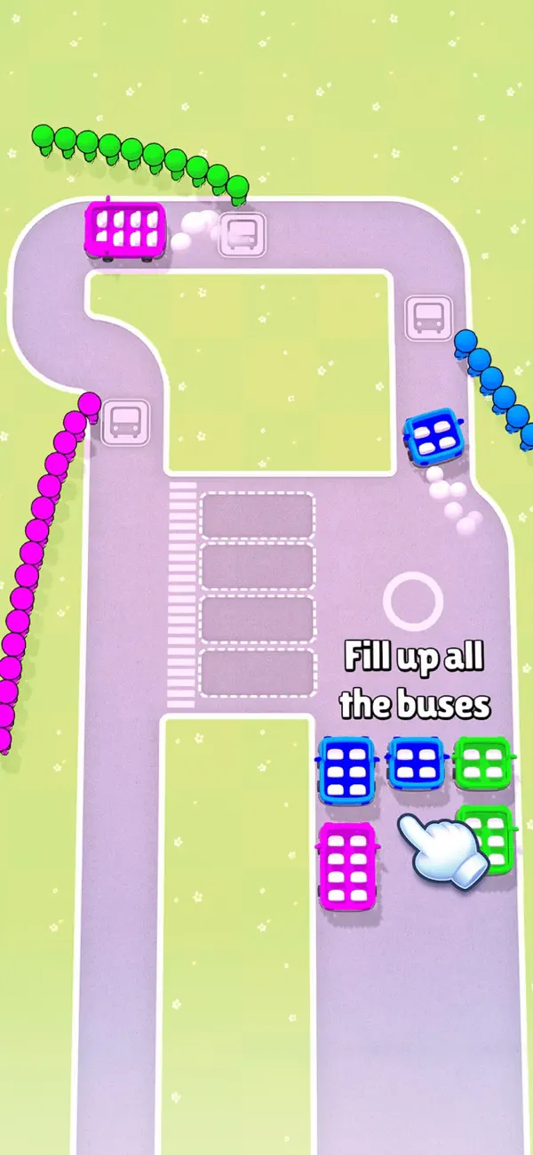 #1. Bus Stop Jam! (iOS) Ved: Idle Duck, d.o.o.