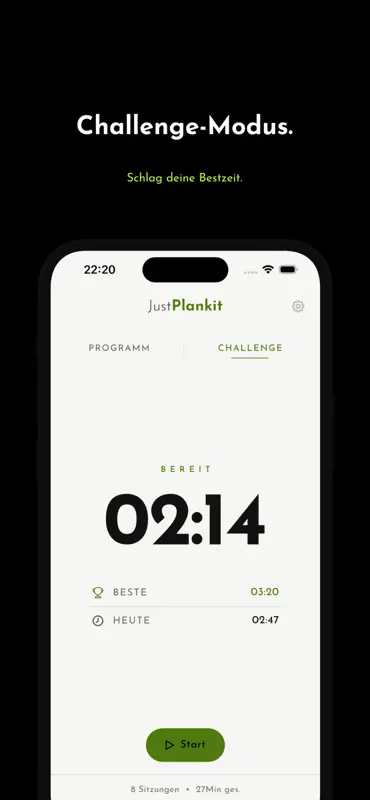 JustPlankit — Plank-Timer screenshot 5 of 6