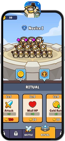 One Mage Army: Clone & Merge screenshot 2