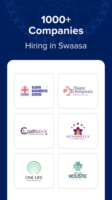 Swaasa: Find Healthcare Jobs Screenshot