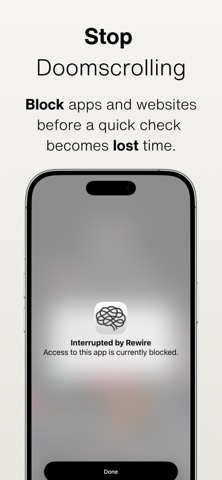 App Blocker & Focus: Rewire screenshot