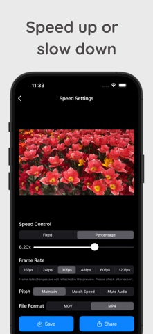 Video Speed Converter iPhone screenshot