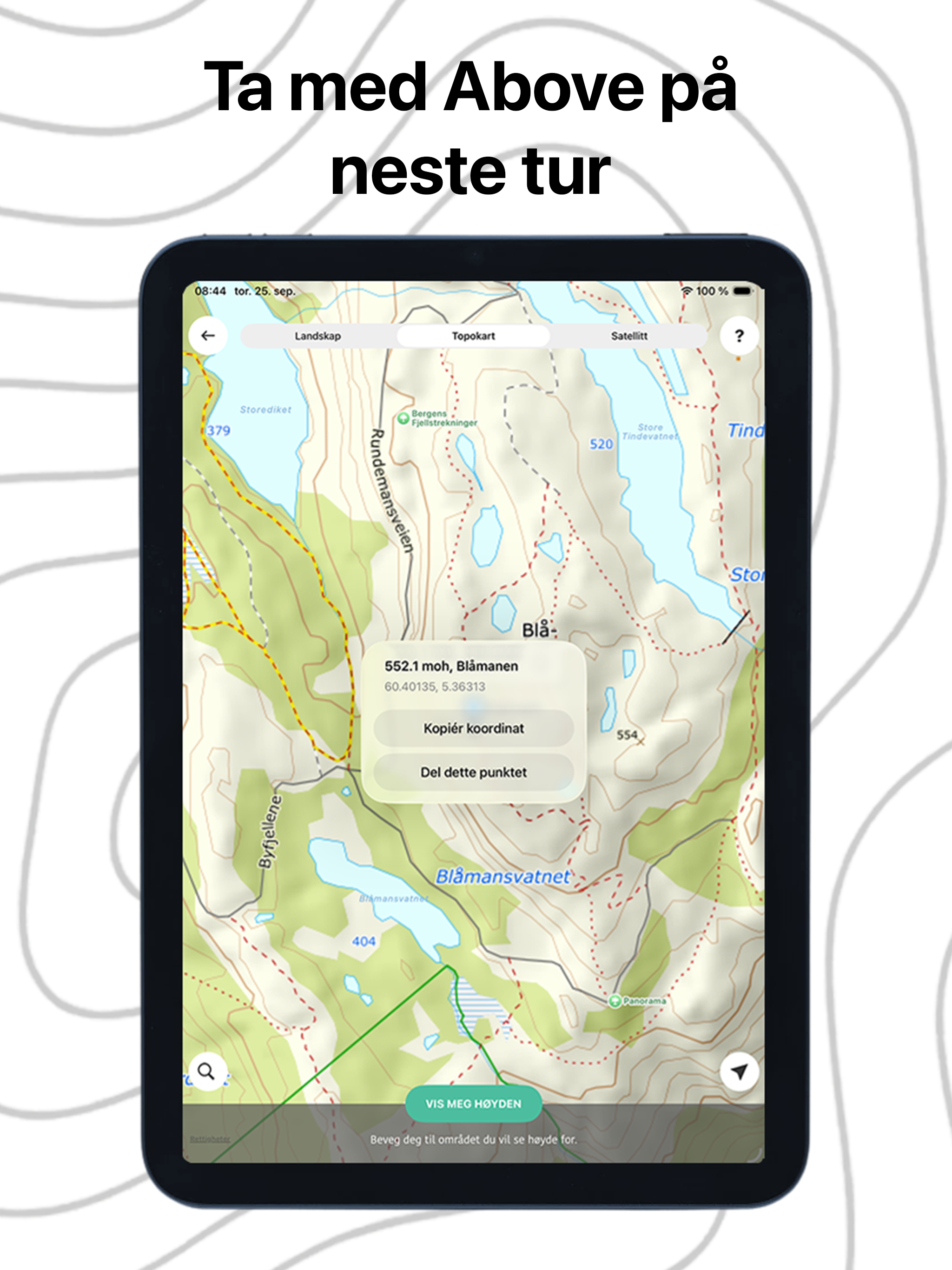 Above - Høyde over havet screenshot 3