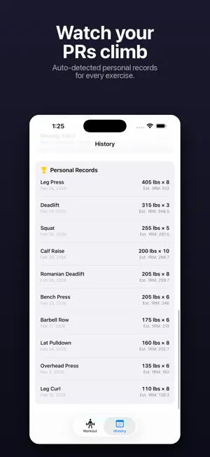 Rep Track - Workout Tracker screenshot 4