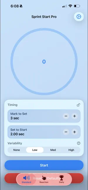 Sprint Start Pro screenshot 2