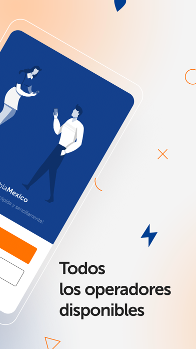 HablaMexico Recharge Mobiles Screenshot