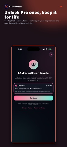 StitchOrbit: Row Counter Screenshot 6 of 6