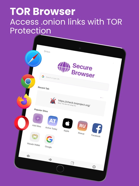 Screenshot #4 pour TOR Browser: OrbotVPN,Onion