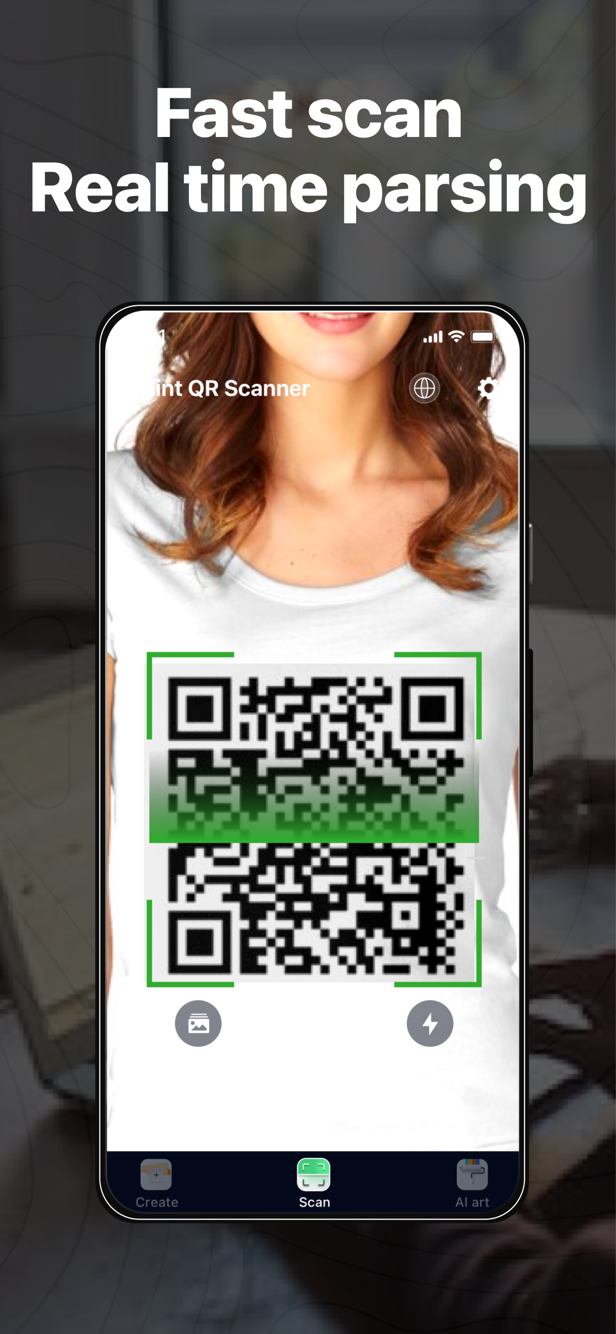 Point QR Scanner-AI Art