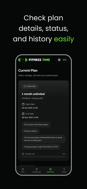 Fitness Time Mobile screenshot 3