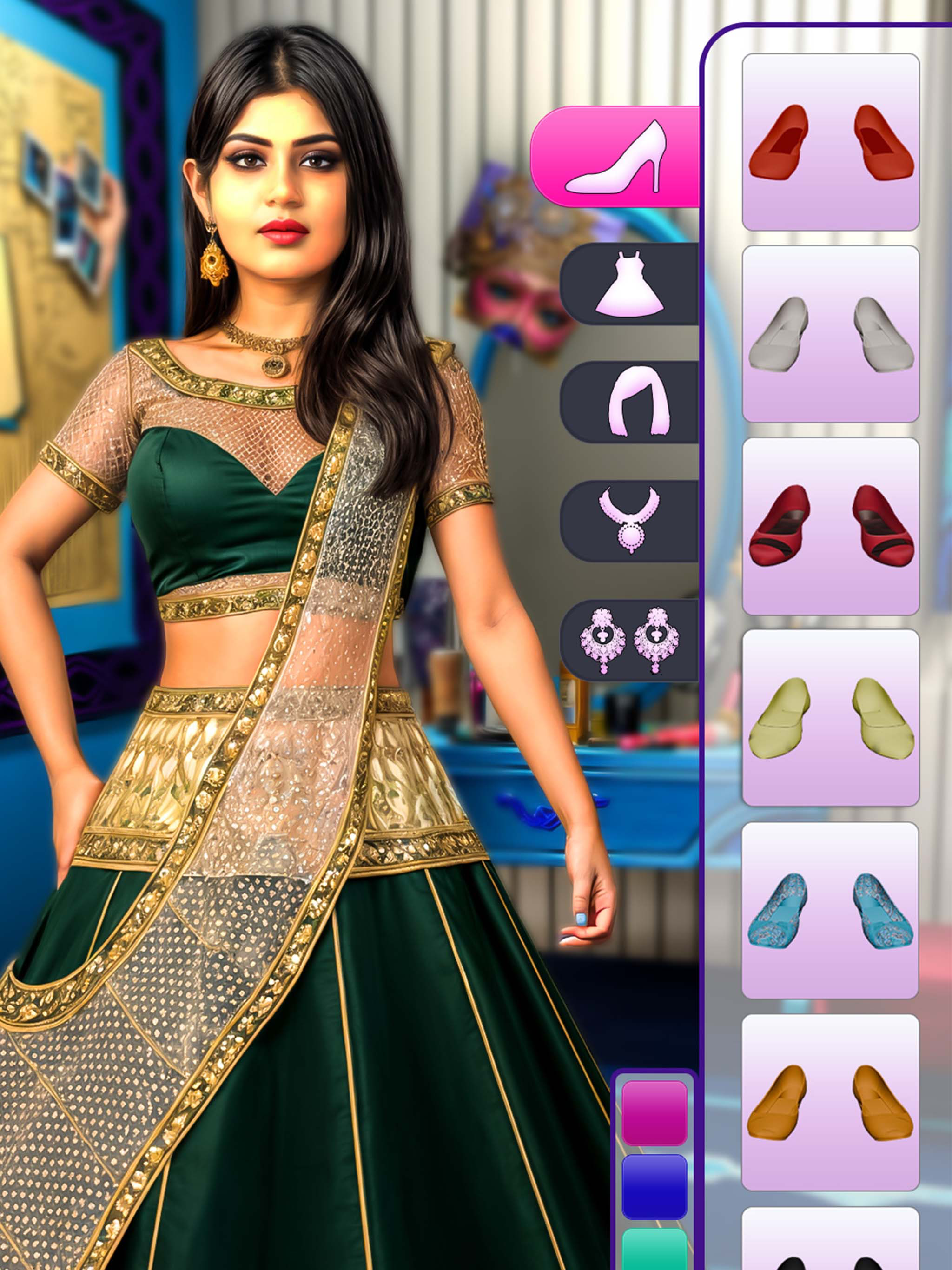 Indian Girl Makeup Salon screenshot 11