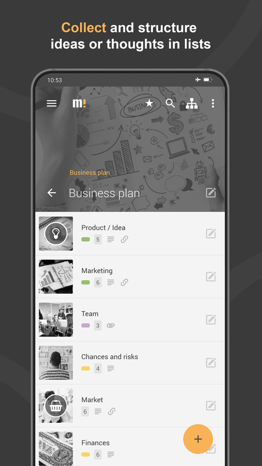 #7. Mindz - Mind Mapping - Lite (iOS) 由: THOMAS SCHULZ