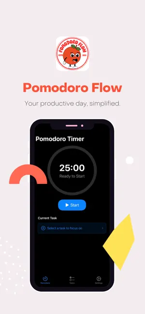 PomodoroFlow screenshot 1