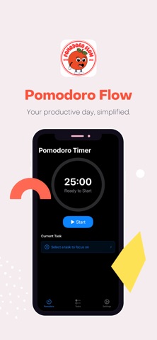 PomodoroFlow screenshot