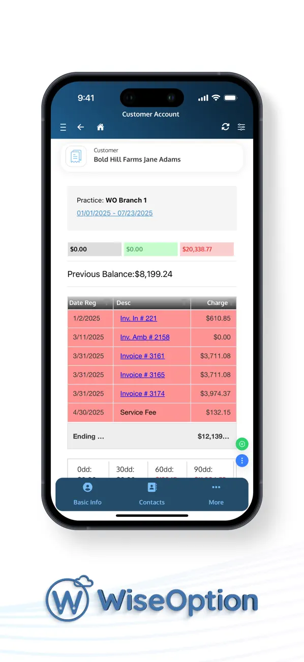 Screenshot #2 pour Wise Option Equine Mobile App