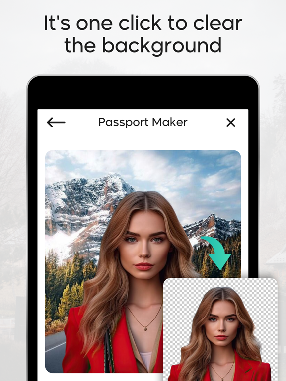Passport Photo Maker: Photo ID iPad screenshot 6 - Graphics & Design app