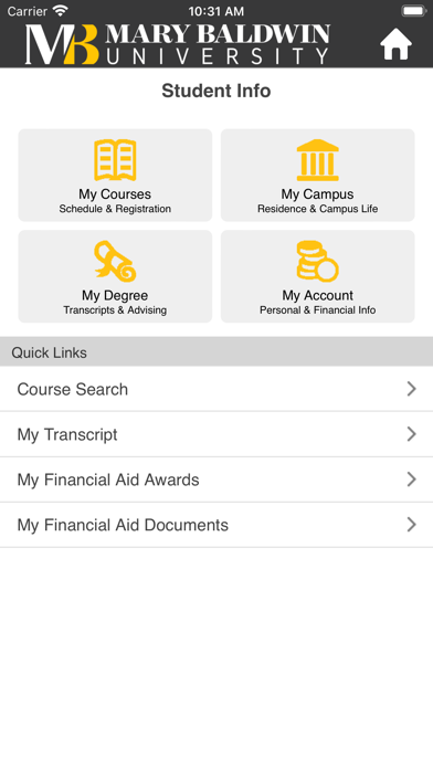 myMBU iPhone screenshot 2 - Education app