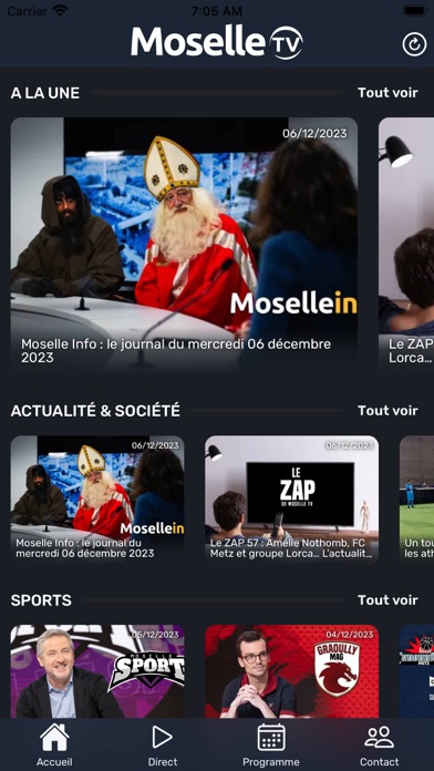 Screenshot #3 pour MoselleTV