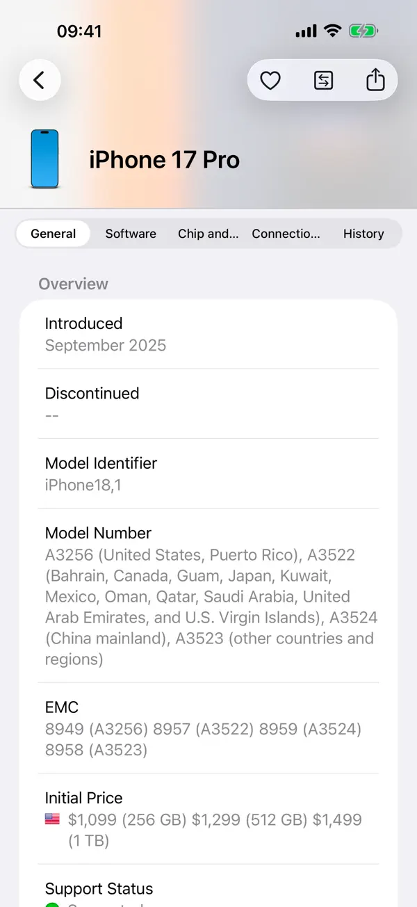 Mactracker iPhone App Screenshot 2 – Nachschlagewerke