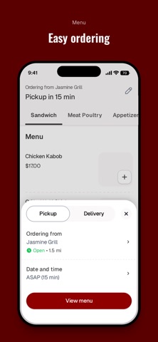Jasmine Grill To Go iPhone screenshot