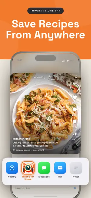 Whats for Dinner: Recipe Saver screenshot 2
