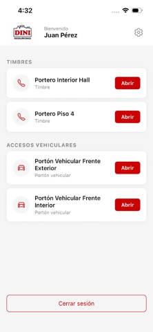 Dini Seguridad screenshot
