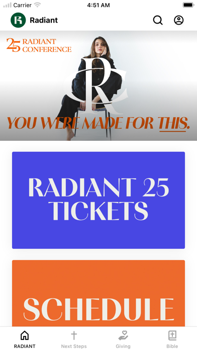 Radiant Conference Screenshot