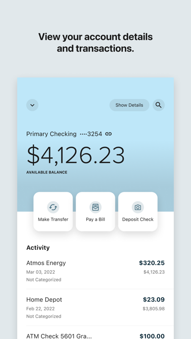 3Rivers Mobile Banking iPhone screenshot 4 - Finance app