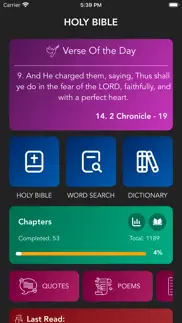 holy bible - dark mode iphone screenshot 2