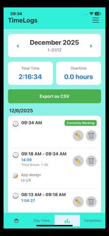 My TimeLogs Screenshot 5 of 10