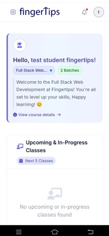 Fingertip Student iPhone screenshot